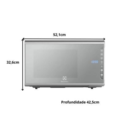 Imagem de Micro-ondas Electrolux MI41S 31L QR Code Porta Espelhada