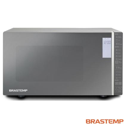 Imagem de Micro-ondas Espelhado Grill 32 Litros Inox BMG45ARBNA Brastemp 220v
