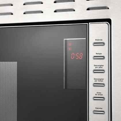 Imagem de Micro-ondas Fischer de Embutir Fit Line 25L Inox