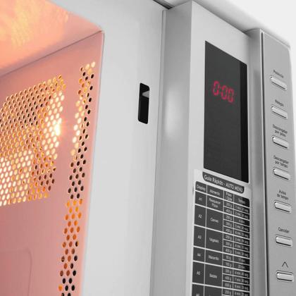 Imagem de Micro-Ondas Fischer Fit Line Embutir 25L Moldura Branca 127V Com Função Descongelar 34910(98443)