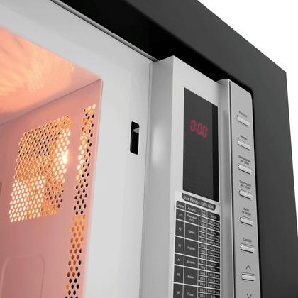 Imagem de Micro-ondas fischer fit line embutir 25l moldura preta 127v