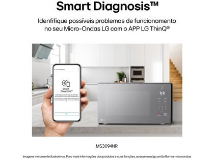 Imagem de Micro-ondas LG 30L Espelhado Solo NeoChef MS3094NR.FBKFLGZ