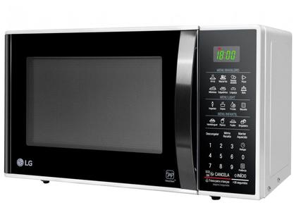 Imagem de Micro-ondas LG 30L Solo MS3091BC Branco e Preto