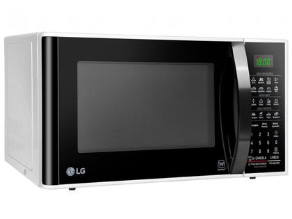 Imagem de Micro-ondas LG 30L Solo MS3091BC Branco e Preto