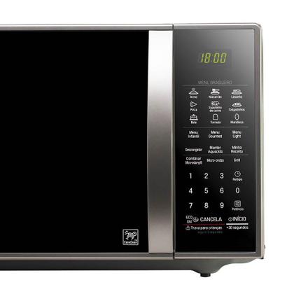 Imagem de Micro-ondas LG Easy Clean Prata Espelhado 30L 220V MH7093BRA