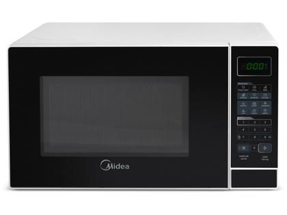 Micro-ondas Midea 20L Branco e Preto MRAS22 Imagem de Micro-ondas Midea 20L Branco e Preto MRAS22