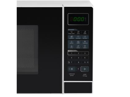 Micro-ondas Midea 20L Branco e Preto MRAS22 Imagem de Micro-ondas Midea 20L Branco e Preto MRAS22