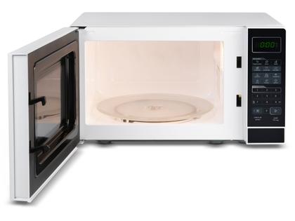 Micro-ondas Midea 20L Branco e Preto MRAS22 Imagem de Micro-ondas Midea 20L Branco e Preto MRAS22