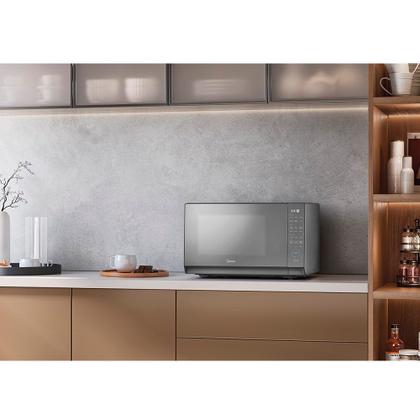 Imagem de Micro-ondas Midea MasterCook com 35 Litros de Capacidade Prata - MHP35S