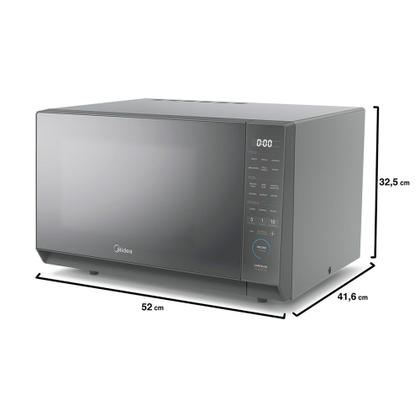 Imagem de Micro-ondas Midea MasterCook com 35 Litros de Capacidade Prata - MHP35S