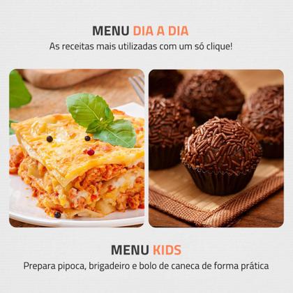 Imagem de Micro-ondas Mondial 21 Litros MO-01-21-B 1200W Preto 220V