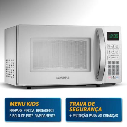 Imagem de Micro-Ondas Mondial 21L Branco Tira Odor Mo-01-21-W 110V