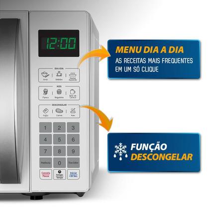 Imagem de Micro-Ondas Mondial 21L Branco Tira Odor Mo-01-21-W 110V