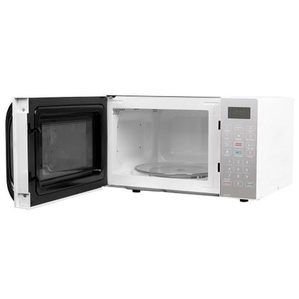 Imagem de Micro-ondas Philco 20 Litros com Revestimento Limpa Fácil Porta Espelhada Branco PMO23EB  220 Volts