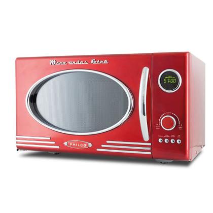 Imagem de Micro-ondas Philco 28 Litros Retrô Vermelho PMR28V  220 Volts