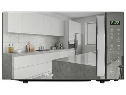 Micro-ondas Philco 28L Prata Espelhado PMO31S