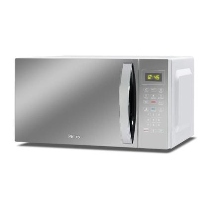 Imagem de Micro-ondas Philco 33 Litros com Porta Espelhada Branco PMO38E 220V