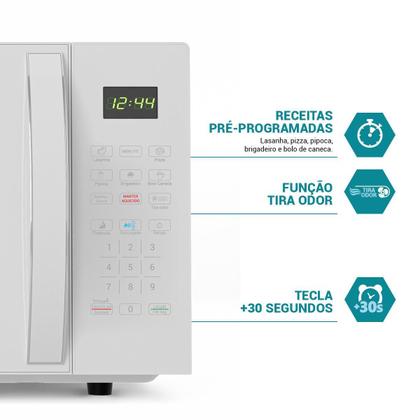 Imagem de Micro-ondas Philco 33L Branco Limpa Fácil 1400W PMO38B