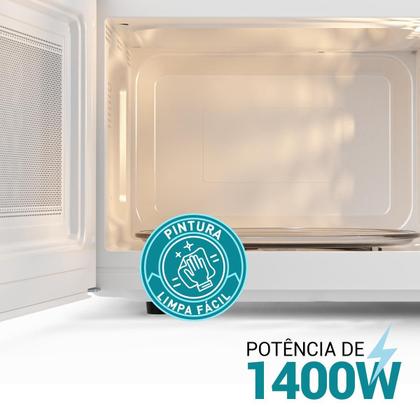 Imagem de Micro-ondas Philco 33L Branco Limpa Fácil 1400W PMO38B