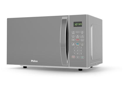 Micro-ondas Philco 33L Prata Espelhado PMO38S Imagem de Micro-ondas Philco 33L Prata Espelhado PMO38S