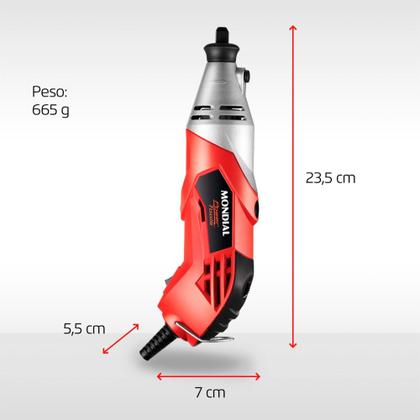 Imagem de Micro retífica 170 watts com 44 acessórios - FMR-01 (110V)
