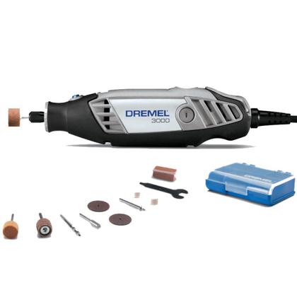 Imagem de Micro Retífica 3000 com Guia Corte 335 e Fresa Borda 615 DREMEL