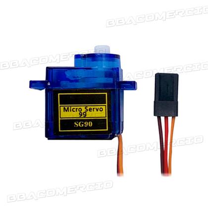Imagem de Micro Servo Motor 9g Sg90 Kit Com 4 Unidades e Acessórios
