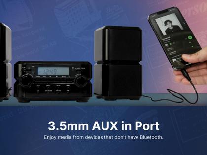 Imagem de Micro System Bluetooth Emerson ES-4001 com Leitor de CD