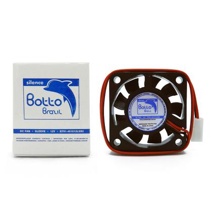 Imagem de Micro Ventilador Cooler Fan Mini 40x40x10 Mm 12v silencioso Para Nobreak Apc E Sms Dc 40mm 4cm Sleeve bucha Brushless LS