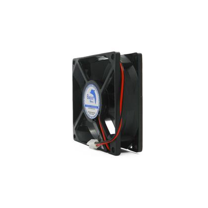 Imagem de Micro Ventilador Cooler Fan Mini 80x80x25 Mm 24v Dc 80mm 8cm Sleeve Bucha Brushless Média Rotação MS