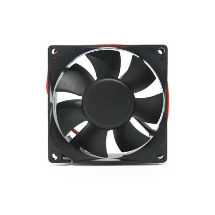 Imagem de Micro Ventilador Cooler Fan Ultra Forte 4.000 RPMs 80x80x25 Mm 12v Resistente Agua Poeira Blindagem IP 54 Sleeve Bucha 2 Fios HSWU