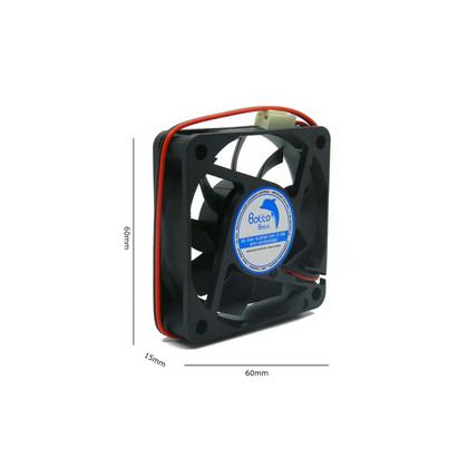 Imagem de Micro Ventilador Cooler Ventoinha 60x60x15 Mm Fan Cooler 24v Dc Mini 6cm 60mm Sleeve Sem Rolamento HS