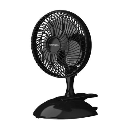 Imagem de Micro Ventilador De Mesa Ventisol Com Clip 20cm 127v
