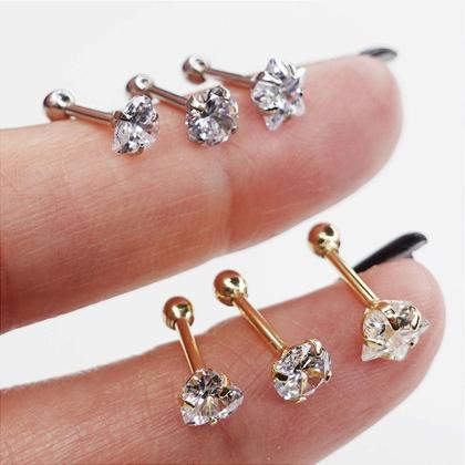 Imagem de Microbell reto ouro 18k com desenhos e zircônia cristal