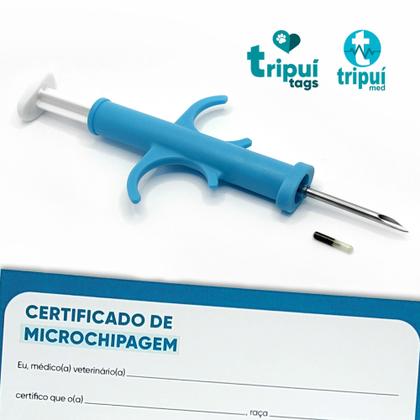 Imagem de Microchip Animal Nanochip 1,25x7mm Kit 50 Un Chip Pet
