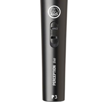Imagem de Microfone  AKG Perception P3 S Dinâmico Cardioide Profissional Preto