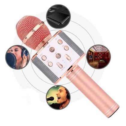 Imagem de Microfone Bluetooth Karaoke Youtuber Gravador Com Som Ws-858