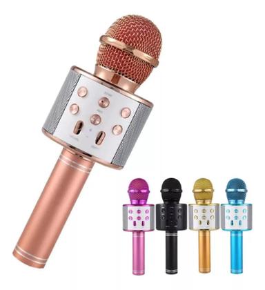 Imagem de Microfone Bluetooth Sem Fio Youtuber Karaoke Reporter WS-858