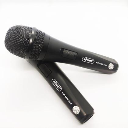 Imagem de Microfone Com Fio Duplo Profissional Modelo KP-M0015 - Knup