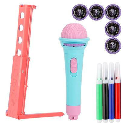 Imagem de Microfone Com Projetor de Imagens Divertidas Para Crianças Menino Menina Brinquedo