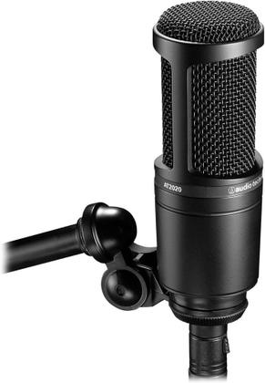 Imagem de Microfone condensador Audio Technica, cardióide, XLRM de 3 pinos AT2020 PodCast