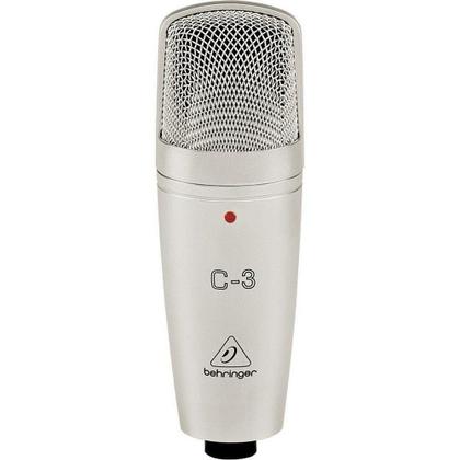 Imagem de Microfone condensador behringer c3 multipadrão cardioide omni figura 8 xlr