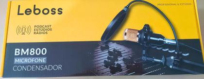 Imagem de Microfone Condensador BM800 Profissional Studio kit Completo - Leboss