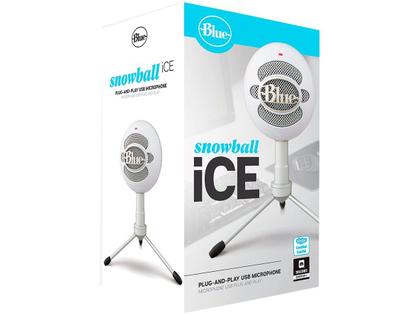 Imagem de Microfone Condensador Logitech USB Blue Snowball iCE - Branco 988-000070