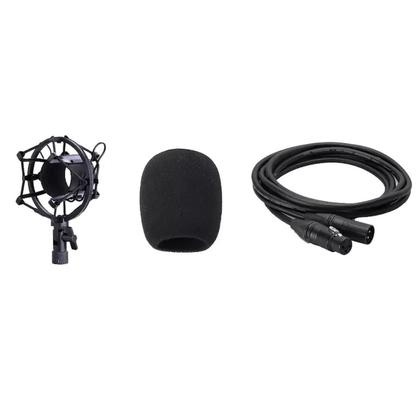 Imagem de Microfone Condensador Rad R1 Com Shock Mount E Cabo