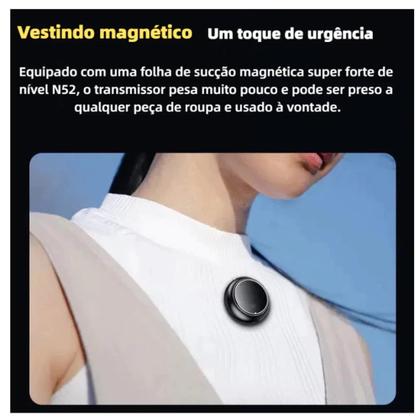 Imagem de Microfone de lapela 2in1 tipo c e lightning a'gold profissional