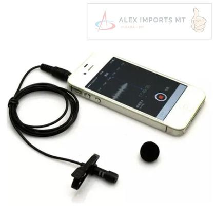 Imagem de Microfone De Lapela Celular Smartphone Profissional O Melhor
