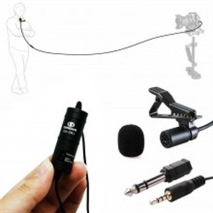 Imagem de Microfone De Lapela Gk-cm1 Greika Para Câmeras Filmadoras E Smartphones