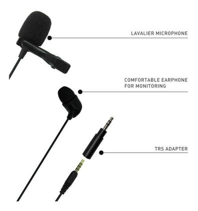 Imagem de Microfone de Lapela JBL CSLM20 P2 - Preto