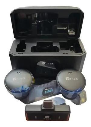 Imagem de Microfone de Lapela Sem Fio Bluetooth Tipo C 20M ONEX MIC-2912